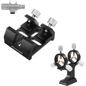 Astromania Aluminum Alloy Adjustable Laser Finder Scope Mounting Bracket - Bundle with - Universal Dovetail Base for Finder Scope