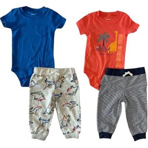 Carter's Boys 4-Piece Set - Cuddle-asaurus