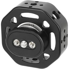 CAMVATE Round Handgrip with 1/4"-20 Thumbscrew Mount for DSLR Camera-3722