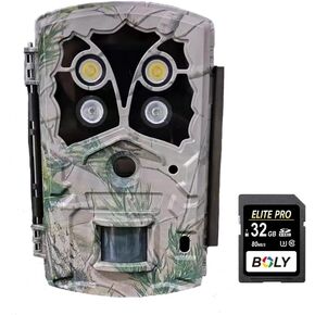 45MP 4K Trail Camera Game Camera Dual Flash 940nm LEDs and White LED Long Standby time (LY590-D4K/SD)