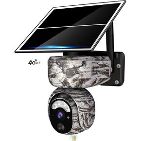 Zleo 4G LTE Cellular Game Trail Camera, Memory Card Not Included, Colorful Night Vision, 0.4s Motion Activated, Camouflage Pattern, Used-Good