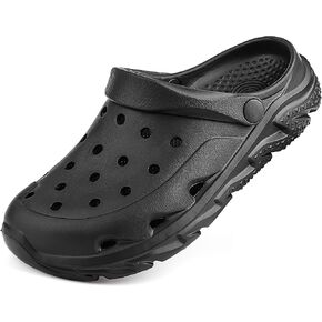 Womens Mens Garden Clogs Shoes丨Unisex Comfort Slip-on Shower Slide Sandals丨Summer Outdoor Beach Pool Slippers丨Arch Support丨Quick-Dry Water Shoes