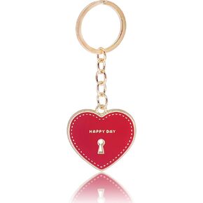 Heart Shaped Keychain, Cute Keychain for Women, Aesthetic Keychain, Funny Key Rings for Car Keys