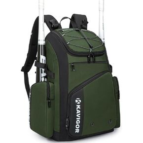 Baseball Bag for Youth and Adult, Softball Bag 50L Large Capacity Holds 4 Bats, Equipment Backpack with Shoes Compartment