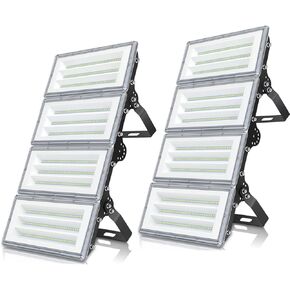 ISKYDRAW 300W LED Flood Light Outdoor, Stadium Light 30000LM with Driver, Floodlight Arena Lights 6500K Daylight LED Outdoor Lights IP67 Waterproof, Lighting for Yard Court Street Parking Lot