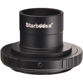 1.25" T Adapter & T2 Ring for Nikon DSLR – Telescope Photo Adapter for Prime Focus Astrophotography