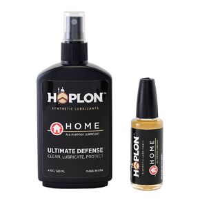 HOPLON™ Home Synthetic Door Hinge Lubricant, 4oz Spray & 1oz Needle Oiler, Stops Squeaks Fast, Ideal Oil for Garage Doors, Sliding Doors, Windows, Clippers, Locks, Sewing Machines, and Much More