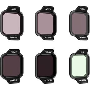 Skyreat ND Filters Set for DJI Flip Drone Accessories,6-Pack (CPL,ND8,ND16,ND32,ND64,ND128)