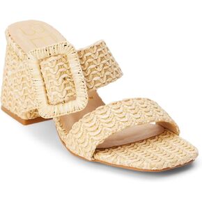 BEACH by Matisse Womens Lucy Block Casual Sandals Casual High Heel 3" & Up - Beige