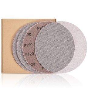 9-Inch Mesh Sanding Discs for Drywall 80 120 150 180 240 Grit Hook & Loop Clog‑Resistant & Reusable Sandpaper for Wall Ceiling Renovation