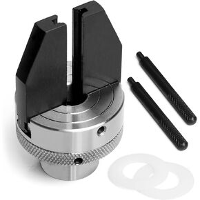 2 inch 2 Jaw Pen Chuck, Drilling Wood Lathe Chuck with 1" X 8TPI Thread, Including 2 Nylon Washers for Woodturning Pen Turning Lathe.