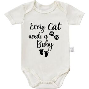 Every Cat Needs A Baby Bodysuit, Funny Newborn Boys Outfits, Coming Home Outfit Girls 0-24 Infant Clothing