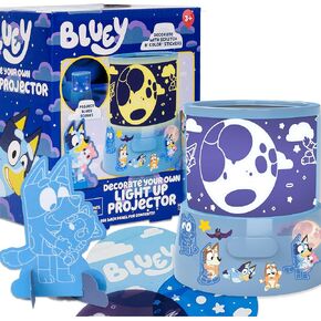 Bluey Decorate Your Own Light Up Projector, Night Light for Kids Stickers, Toys, Kids Night Light, Toddler Activities, Toddler Crafts, Night Light Projector, Cute Night Light