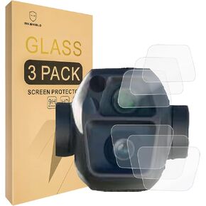 Mr.Shield Lens Screen Protector For DJI Air 3S [Tempered Glass] [Japan Glass with 9H Hardness] [3-Pack] Screen Protector