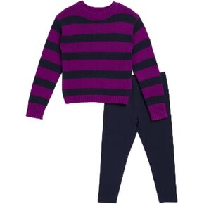 Splendid Baby Girls' Cozy Stripe Sweater Set