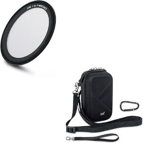 Slim UV Filter for Ricoh GR III GR3 GR IIIx GR3x with Portable Hard Shell Case