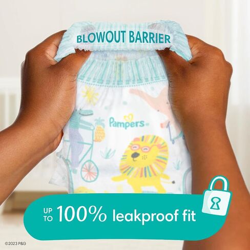 Pampers Pull On Cruisers 360° Fit Disposable Baby Diapers Size 4, 2 Months Supply (2 x 144 Count) with Sensitive Water Based Wipes 12X Multi Pack Pop-Top and Refill (1008 Count) in Saudi Arabia