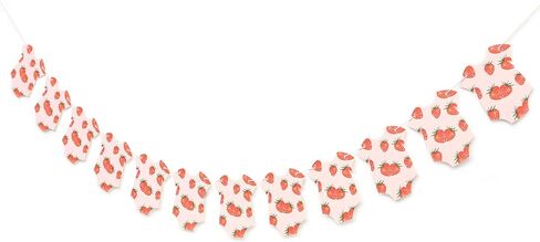 Banner Banner Strawberry - استحمام طفل الفراولة ، زخارف بويديبري ، لافتة تكشف الجنس (الفراولة) in Kuwait