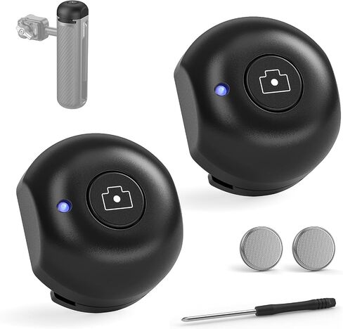 غلاف الحذاء البارد Neewer لـ PA045E قبضة مقبض مصراع Bluetooth (2 حزمة) ، واقي أحذية ABS + PC مع بطارية عملة معدنية CR2032 و phillips مفك البراغي ، RT005E in Kuwait
