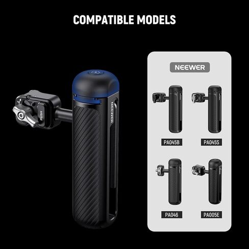 غلاف الحذاء البارد Neewer لـ PA045E قبضة مقبض مصراع Bluetooth (2 حزمة) ، واقي أحذية ABS + PC مع بطارية عملة معدنية CR2032 و phillips مفك البراغي ، RT005E in Kuwait