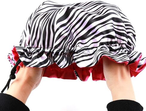 Kids and Dolls Matching Bonnet Set Satin Bonnet Sleeping Cap Adjustable Sleep Bonnet with Drawstring Reversible in Saudi Arabia