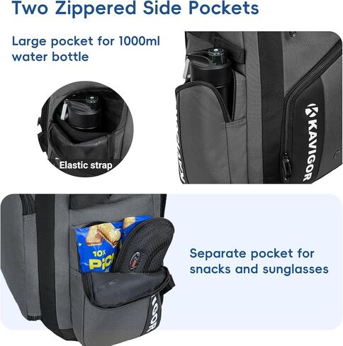 Baseball Bag for Youth and Adult, Softball Bag 50L Large Capacity Holds 4 Bats, Equipment Backpack with Shoes Compartment in Saudi Arabia