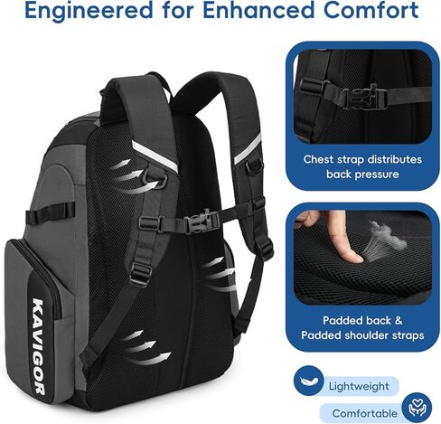 Baseball Bag for Youth and Adult, Softball Bag 50L Large Capacity Holds 4 Bats, Equipment Backpack with Shoes Compartment in Saudi Arabia