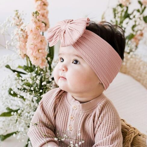 Jesries Baby Devels and Dows ، Handmadey Nylon Hairbands Hairbands Hair أقواس - إكسسوارات شعر الفتيات للحديدين الجدد والرضع والأطفال الصغار in Kuwait