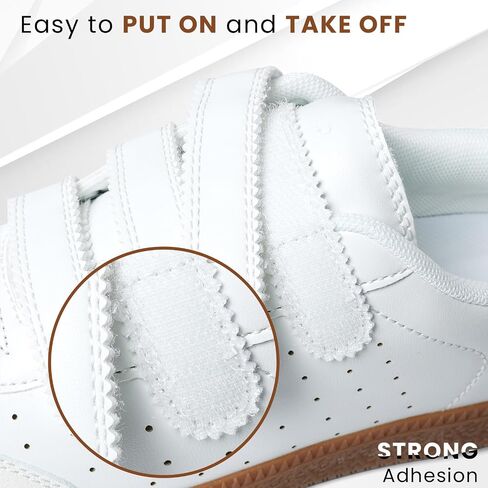 CYNLLIO Fashion Sneakers for Women 2026 Cute Casual Tennis Shoes | Leather and Suede Casual Sneakers, Non-Slip Walking Shoes with Hook and Loop Closure， Breathable Lightweight Comfortable in Saudi Arabia