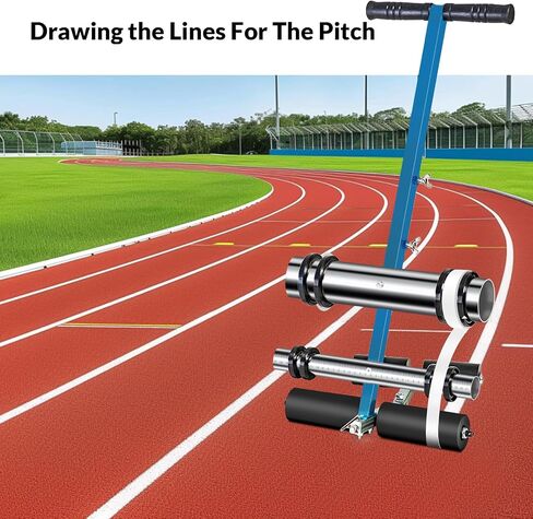 Court Line Tape Machine, with Drawing Circle Kit, Parking Lot Striping Machine for Driveway, Asphalt or Concrete, Basketball Courts, Pickleball Court, Road Warning in Saudi Arabia