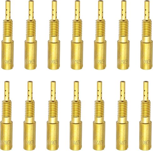 Pilot Slow Jet Kit for Mikuni Carburetor RS HSR HS TM VM28/486#10 ~ #80 14Pcs (#10- #42.5) in Kuwait