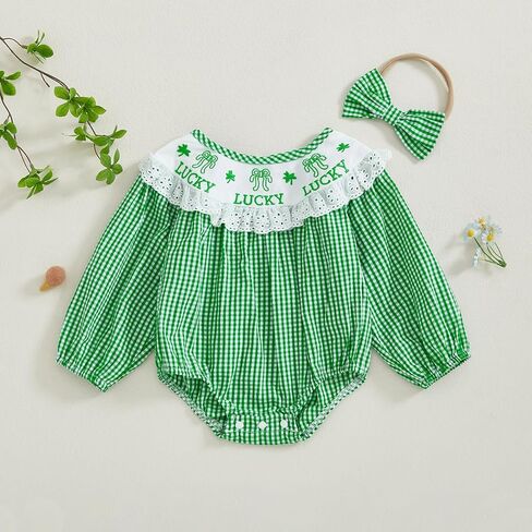 My First Valentines Baby Girl Outfit Newborn Heart Smocked Bubble Romper Bodysuit Cute Valentines Spring Clothes in Kuwait