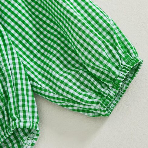 My First Valentines Baby Girl Outfit Newborn Heart Smocked Bubble Romper Bodysuit Cute Valentines Spring Clothes in Kuwait