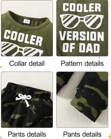 YALLET Baby Toddler Boy Clothes Fall Winter Outfit Long Sleeve Sweatshirts Pants Set 6 9 12 18 24 Months 3T 4T 5T Boy Clothes in Kuwait