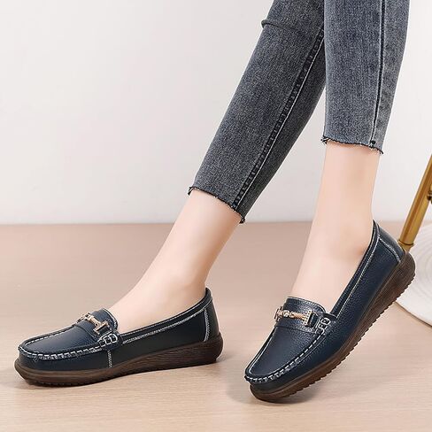 Women's Wide Width Loafers Comfort Slip on Shoes Walking Shoes for Ladies Mocassins Driving Shoe in Saudi Arabia