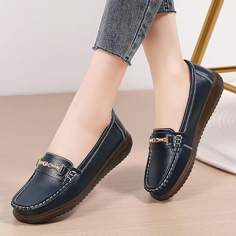 Women's Wide Width Loafers Comfort Slip on Shoes Walking Shoes for Ladies Mocassins Driving Shoe in Saudi Arabia