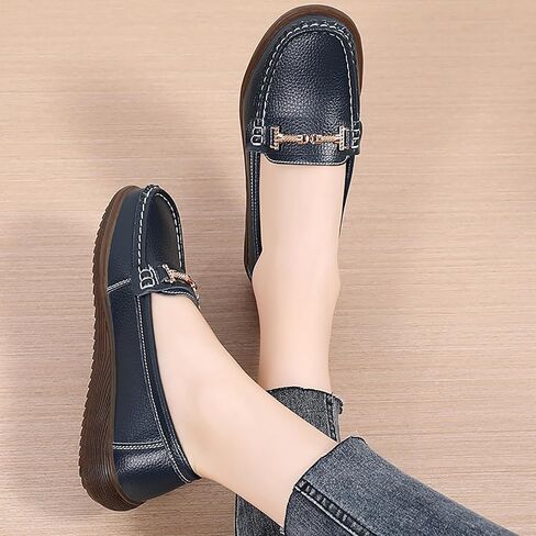 Women's Wide Width Loafers Comfort Slip on Shoes Walking Shoes for Ladies Mocassins Driving Shoe in Saudi Arabia