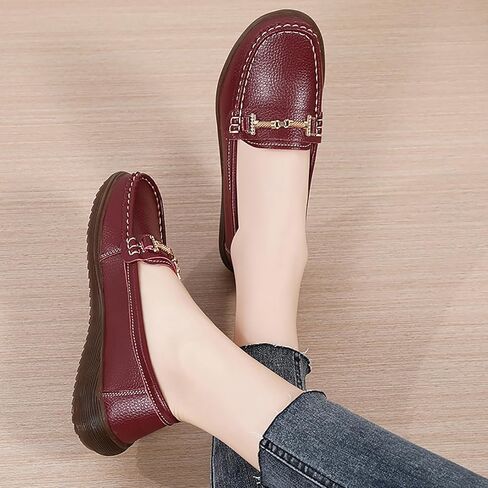 العرض الواسع للسيدات واسعة متسكعون راحة على أحذية المشي للأحذية للسيدات المحاطين يقودون in Kuwait