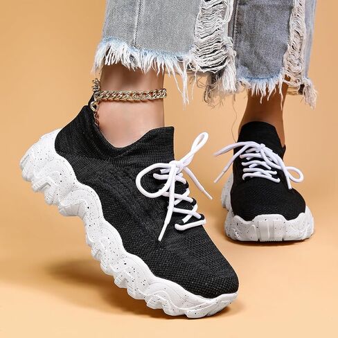 Walking Shoes Slip-On Womens Running Tennis Unisex Mens Shoes MD Sole Lightweight Sneakers Breathable Arch Support Running Gym Shoes in Saudi Arabia