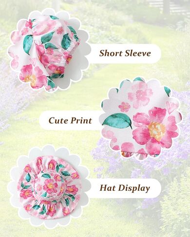 sweetabby Toddler Baby Girl Dresses Summer Clothes Boho Short Sleeve Dress Ruffle Infant Sundress Cute Girls Outfit in Saudi Arabia