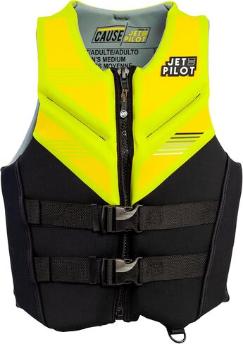 Jetpilot Cause Neoprene Coast Guard Approved Life Jacket PFD-Black – S in Saudi Arabia