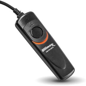 Ultimaxx Remote Shutter Release Control Replacement for Canon Rebel T6i, T6S, T5 T5i T4i T3i T3 T2i T1i XT XTi XSi, EOS 700D 650D 600D 550D 500D 1100D 60D 70D, PowerShot G16 G15 G12 G11 G10 G1