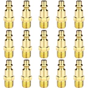 15-Piece 1/4-Inch NPT Male Quick Connect Air Hose Adapter Set – Industrial Coupler and Plug Kit for Air Compressor Fittings