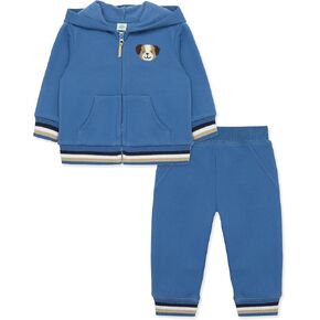 Little Me Clothes for Baby Boys' Hoodie and Pant Set, 2-4 Toddler