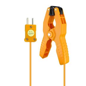 ATTPC3 Pipe Clamp K-Type Thermocouple Adapter, use for UEI clamp Meter,HVAC Temperature Probe for Clamp Meters, Surface Thermometer for Boiler and AC Line Temperature Readings