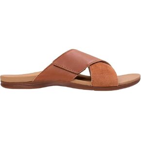 REVITALIGN Women's Paloma Slide Sandal, Saddle, 6.5