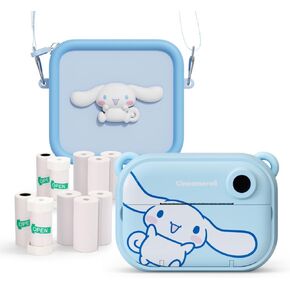 Bundle Cinnamoroll Instant Print Digital Camera, Cinnamoroll Bag, 2 Print Refill Sets - Model P by Kidamento