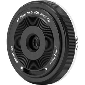 VILTROX AF 28mm F4.5 XF Full Frame Lens for X-Mount, AF 28/4.5 Ultra-Thin Pancake Lens for X, Autofocus Ultra-Compact Wide-Angle Lens for Mirrorless Cameras