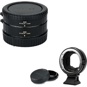 JJC RF Mount Auto Focus Macro Extension Tube Set & Dust Free Air Blower Blaster for Canon EOS R R3 R5 Mark II R6 Mark II R5 R6 R7 R8 R10 R50 RP R100 Mirrorless Camera and Canon RF Mount Lenses