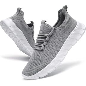 Women Running Shoes Tennis Walking Sneakers Lightweight Slip On Workout Gym Shoes